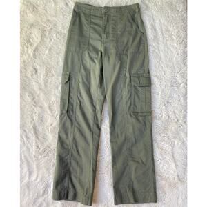 Abercrombie & Fitch Khaki Green Women's Cargo Utility Pants Size 26 / 2